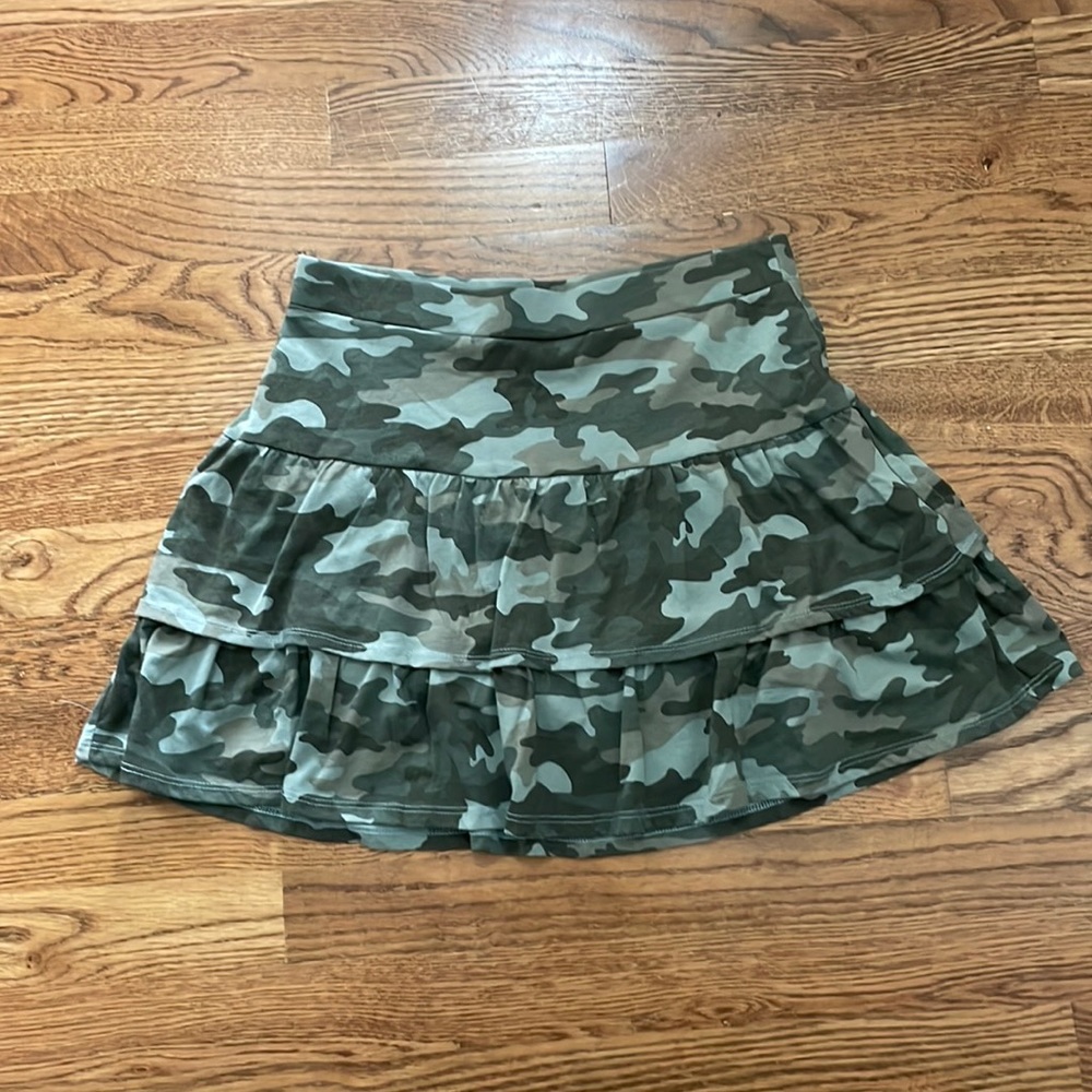 Justice Skort Camo Size 14/16